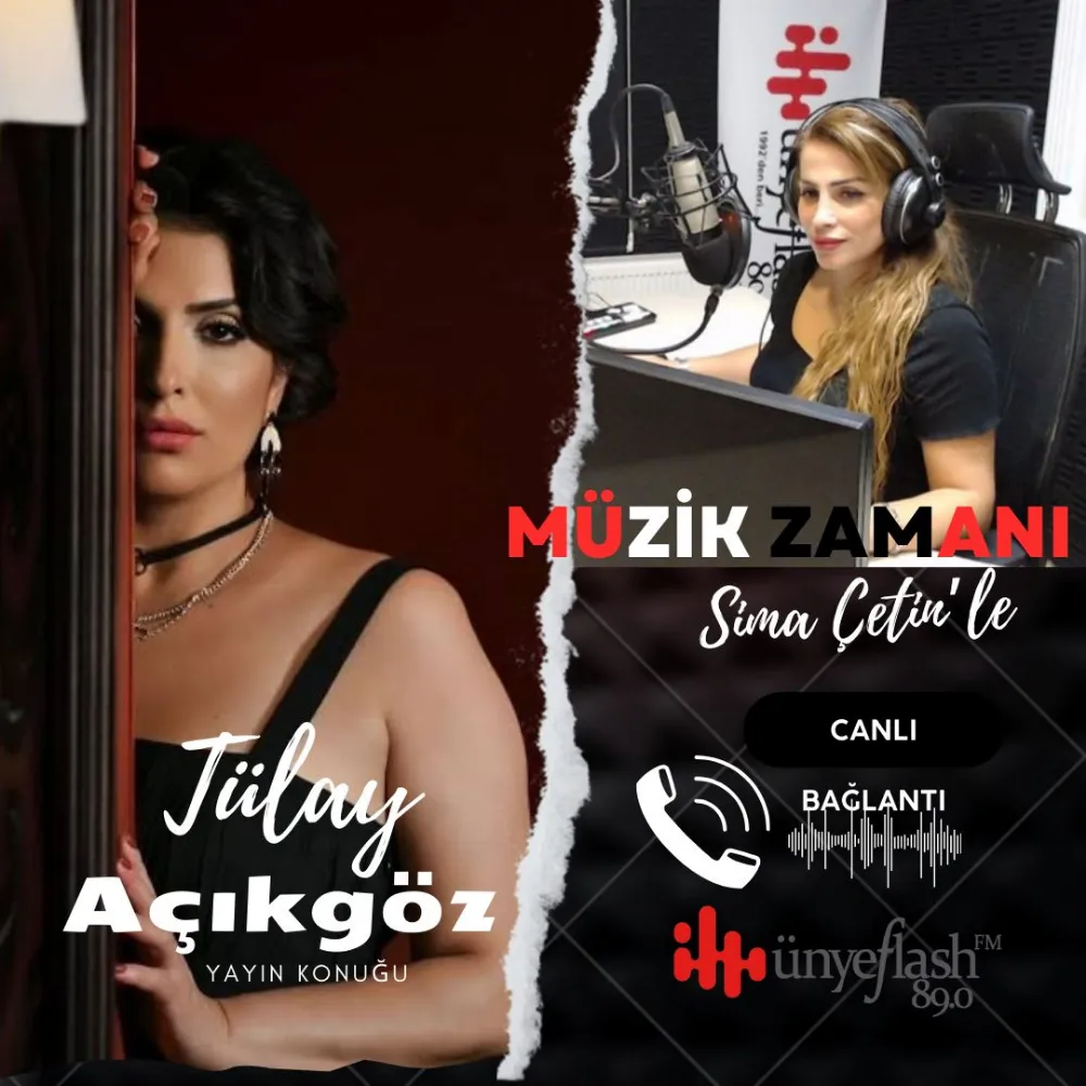TÜLAY AÇIKGÖZ, ONEY FLASH FM’DE DİNLEYİCİLERİYLE BULUŞTU