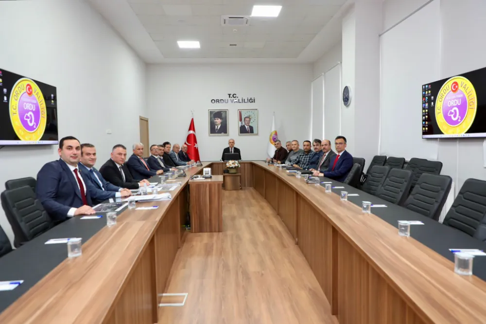 Ordu Şehir Hastanesinin 9. Koordinasyon Toplantısı Yapıldı