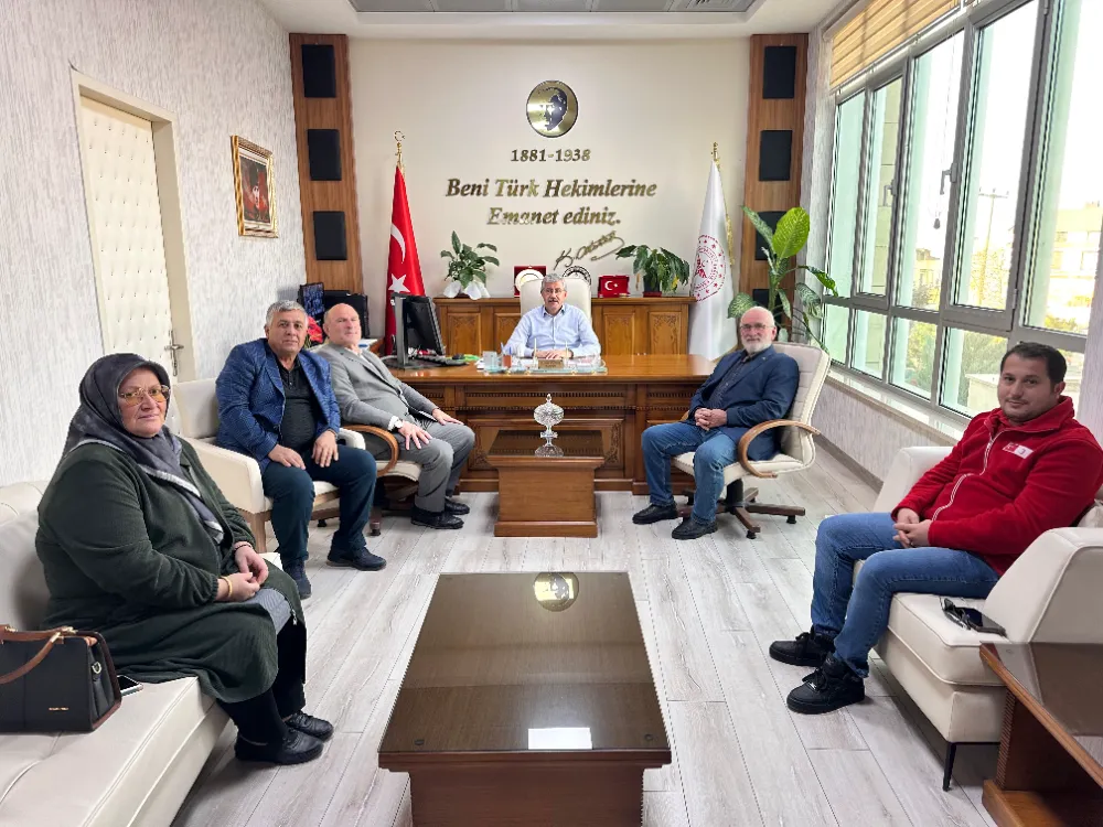 TÜRK KIZILAY ÜNYE ŞUBESİNDEN  BAŞHEKİM DÜNDAR’A ZİYARET