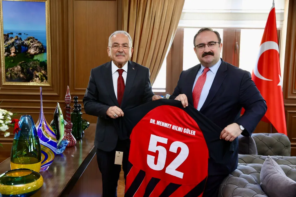 FRANKFURT BAŞKONSOLOSU ERDEM TUNÇER BAŞKAN GÜLER’İ ZİYARET ETTİ