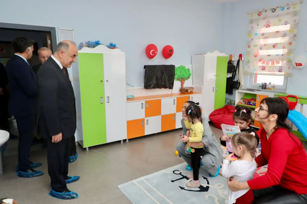 Vali Erol, Özel Eğitim Okullarını Ziyaret Etti
