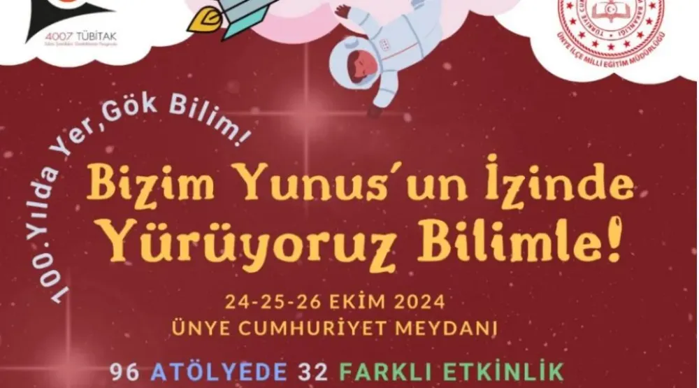 Ünye Bilim Şenliği’ne hazırlanıyor