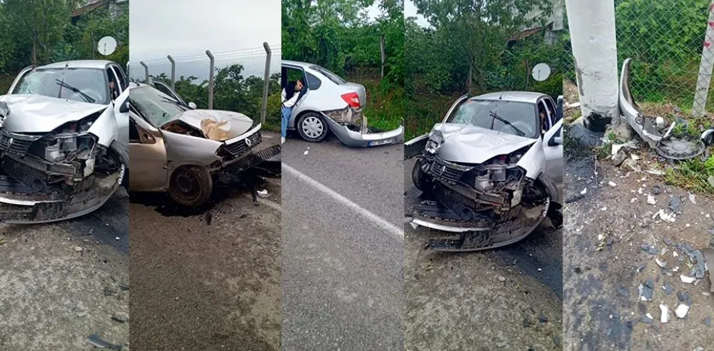 Babasından habersiz otomobili aldı, kaza yaptı; 3 yaralı