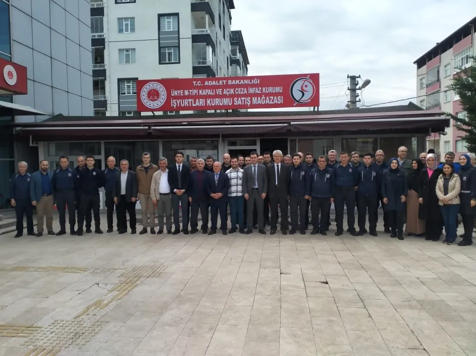 ÜNYE CEZA İNFAZ KURUMU SATIŞ MAĞAZASI AÇILDI