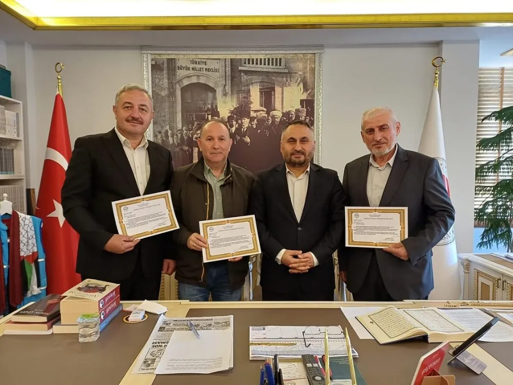 Emekliliğe Ayrılan İmam Hatiplere, Ünye İlçe Müftüsü