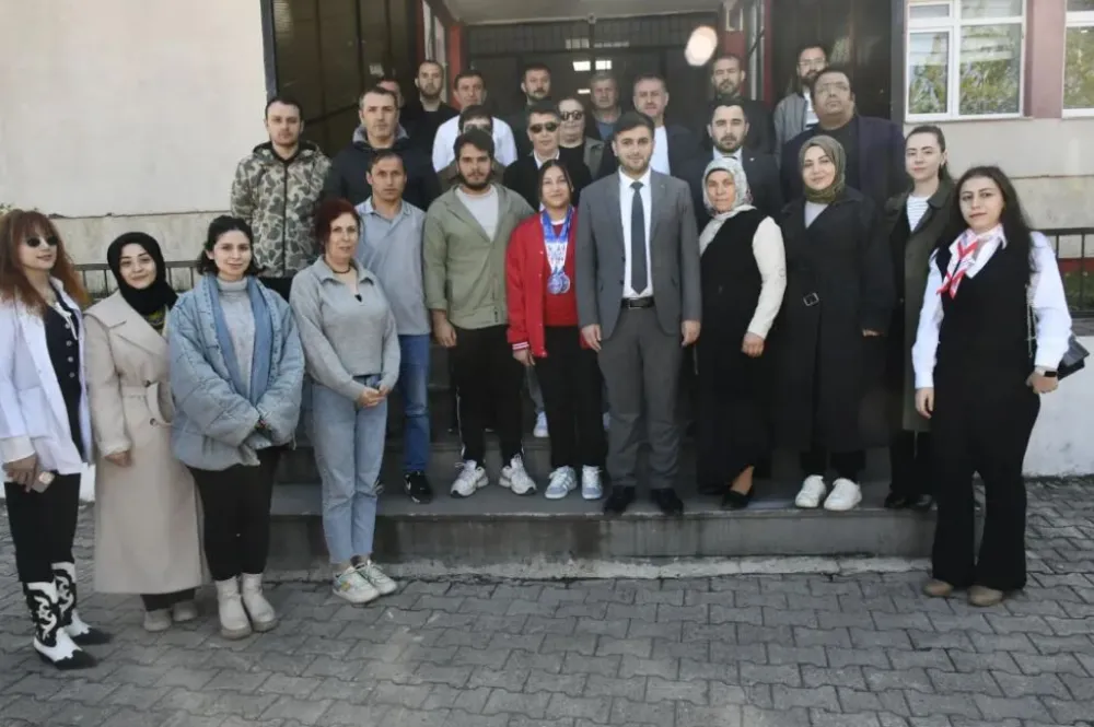 Avrupa 2.si Çaybaşılı sporcu coşkuyla karşılandı…