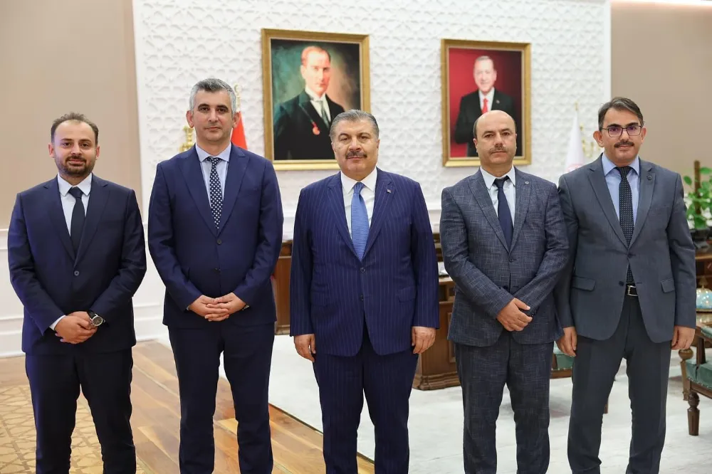 Ordu Sağlık Yöneticilerinden Bakan Koca’ya Ziyaret