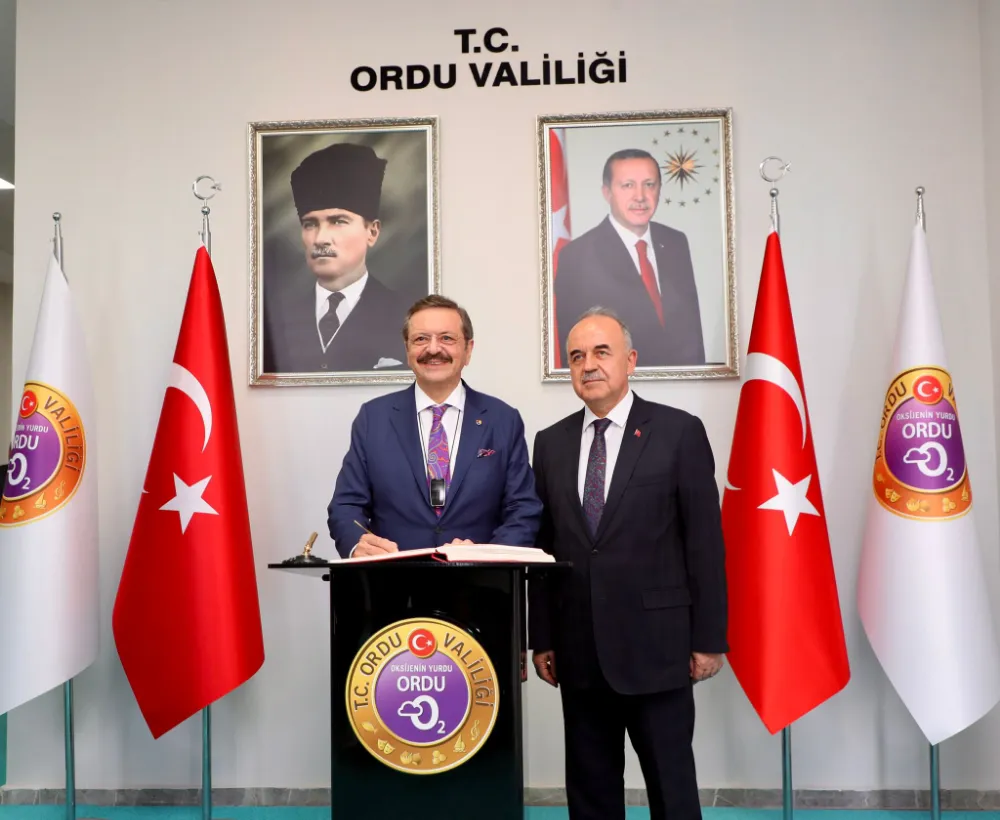 Çiçek ve Hisarcıklıoğlu, Vali Erol’u Ziyaret Etti