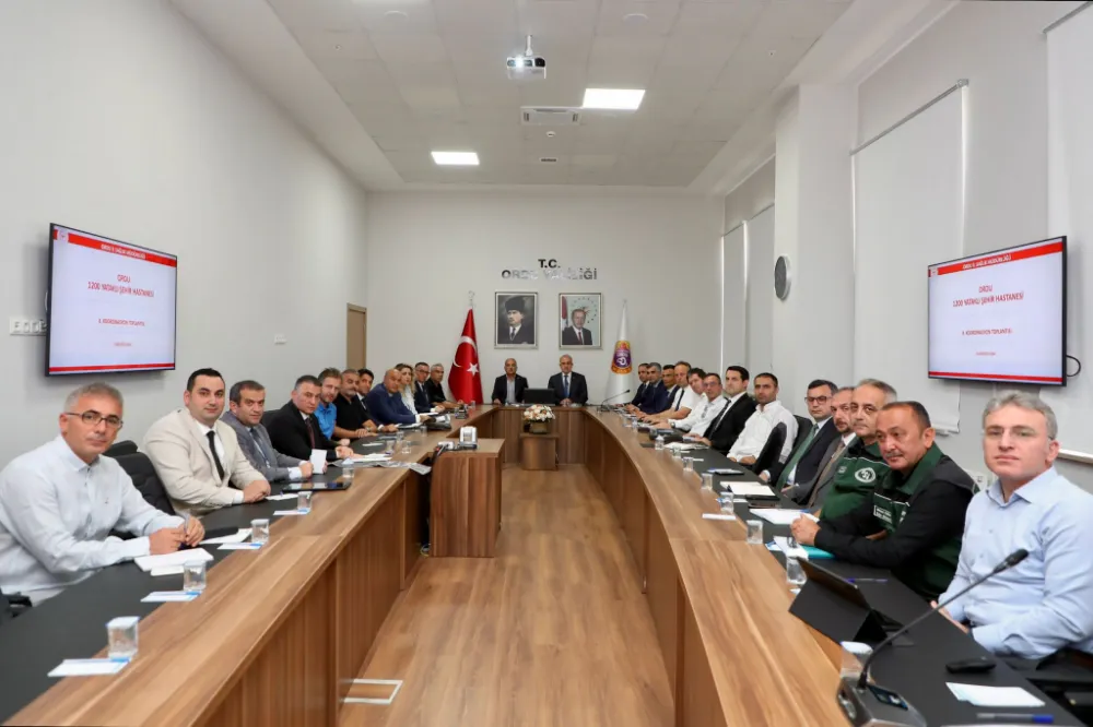 Ordu Şehir Hastanesinin 8. Koordinasyon Toplantısı Yapıldı