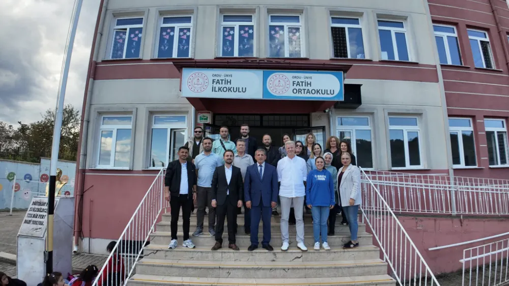 ÜNYE FATİH İLK VE ORTAOKULU MÜDÜRÜ MUSTAFA ERDOĞAN EMEKLİLİĞE AYRILDI…