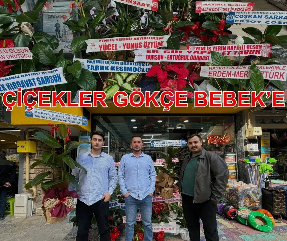 ÇİÇEKLERİN GELİRİ GÖKÇE BEBEK’E BAĞIŞLANACAK