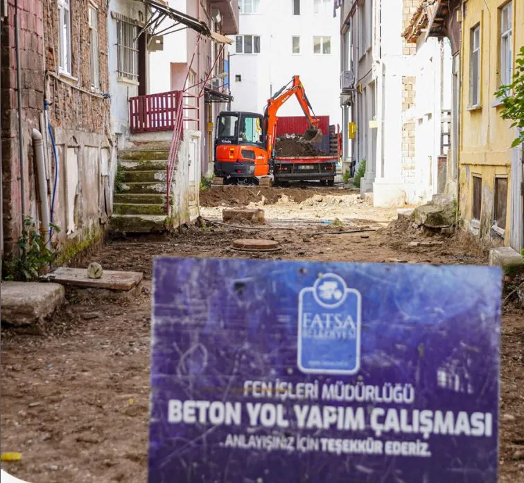 Fatsa  Dumlupınar Mahallesi Modern Görünüme Kavuşuyor…