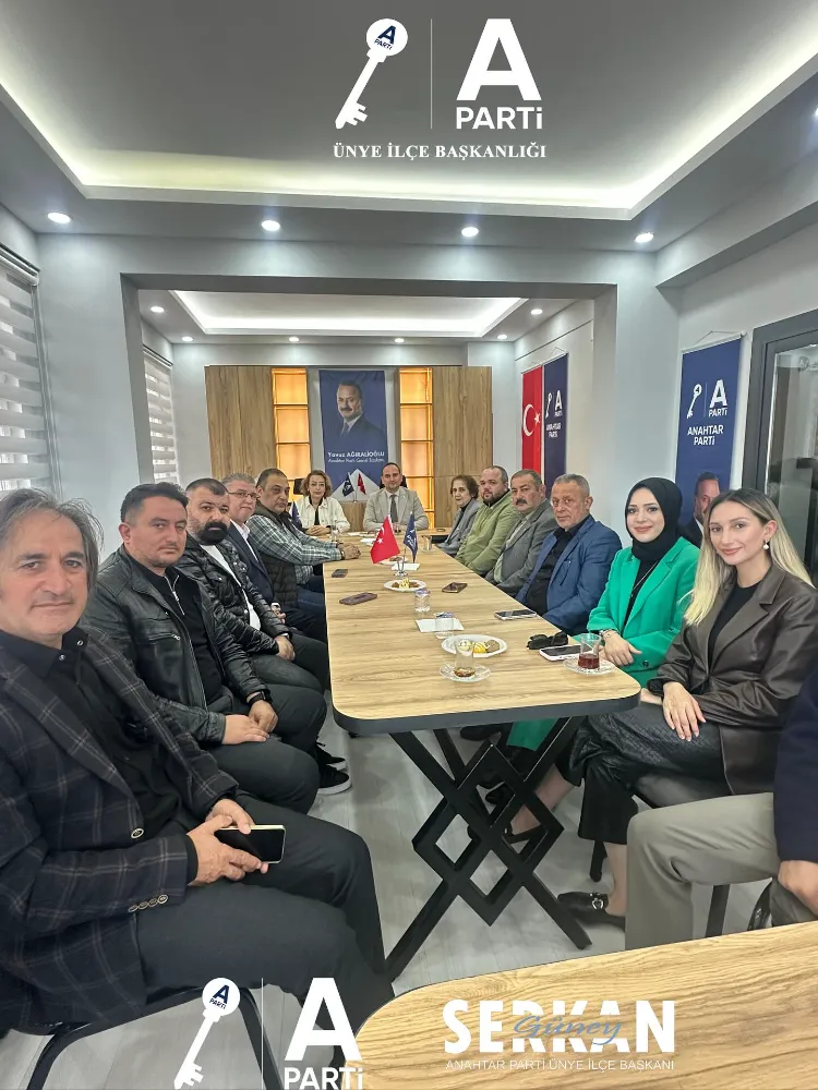 İYİ PARTİ’DEN ANAHTAR PARTİ ÜNYE İLÇE TEŞKİLATI’NA ZİYARET