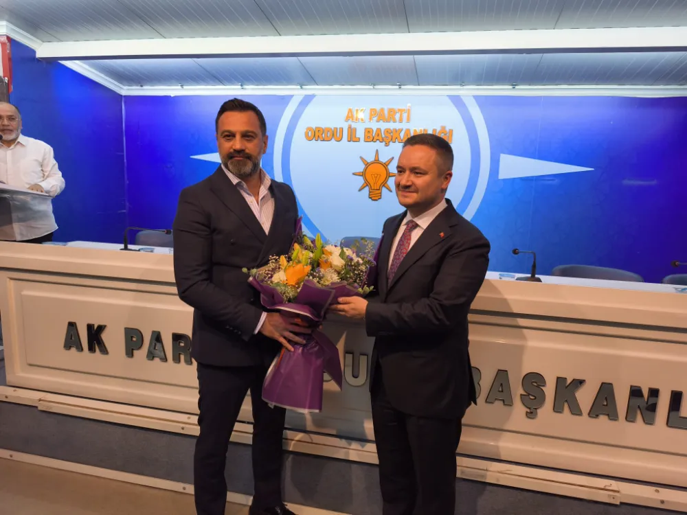 AK PARTİ ORDU İL BAŞKANLIĞI’NDA DEVİR TESLİM GERÇEKLEŞTİ
