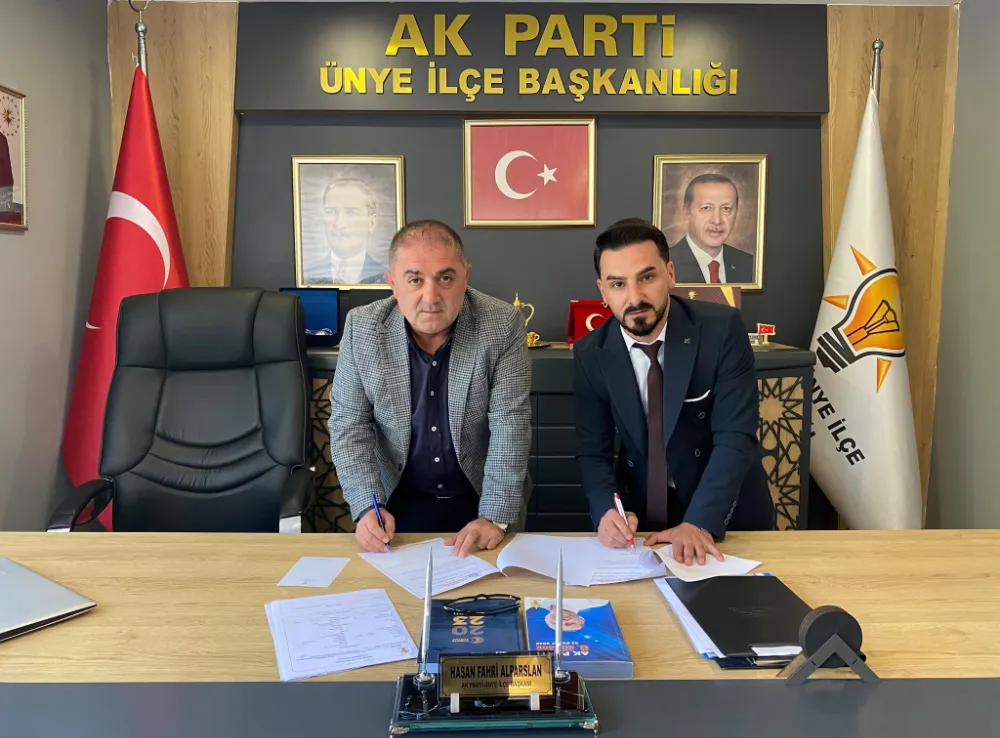 AK Parti Ünye İlçe Başkanlığı ile BİL Kurs Arasında Eğitim İşbirliği