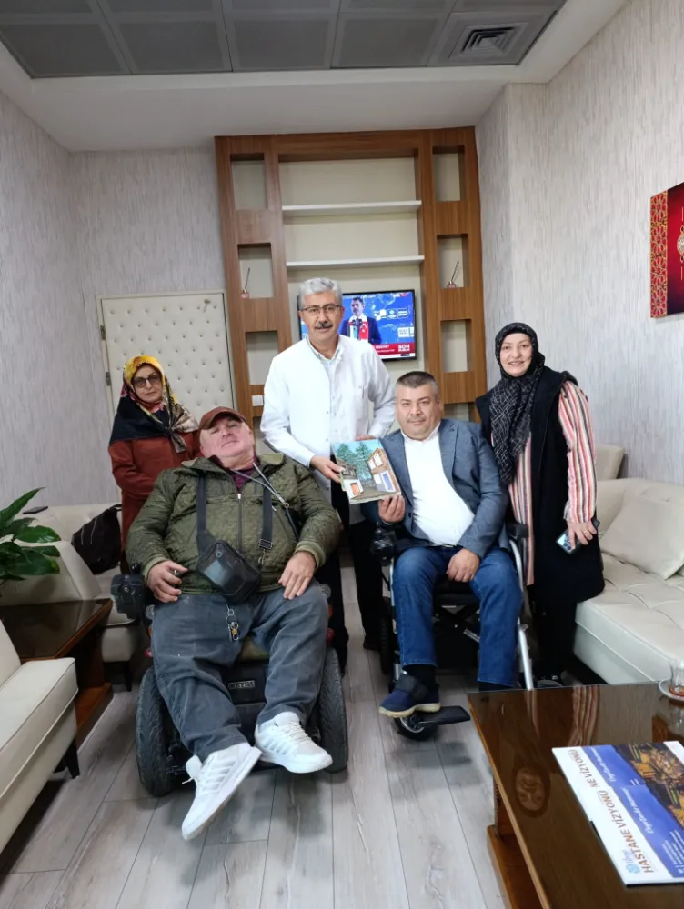 Türkiye Sakatlar Derneği Ünye Şubesinden Başhekim Dündar’a Ziyaret