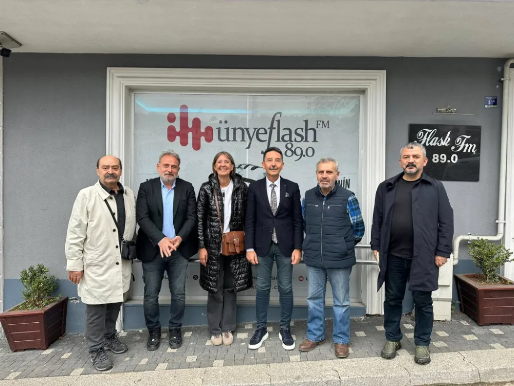 Ünye Çevre Platformu’ndan Radyomuza Teşekkür Ziyareti
