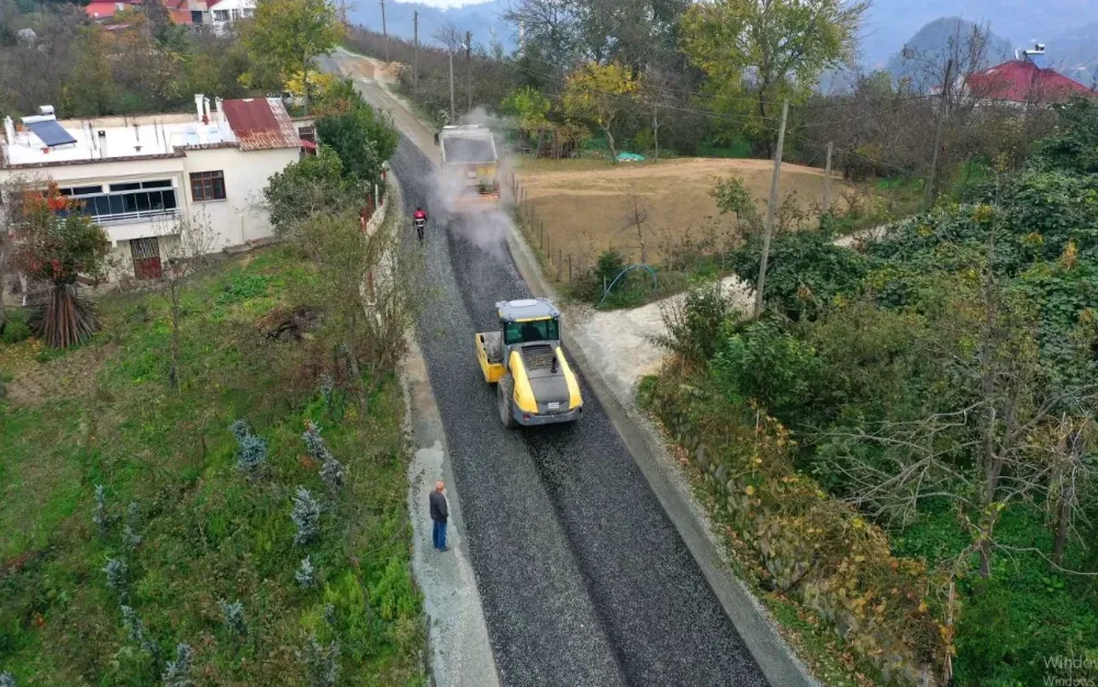 Altınordu’da 4 km’lik Yol Asfaltla Buluşuyor