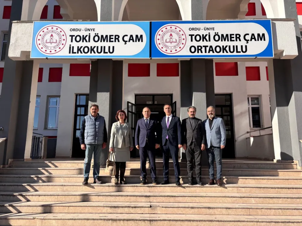 İLÇE MİLLİ EĞİTİMDEN TOKİ ÖMER ÇAM İLK VE ORTAOKULUNA ZİYARET
