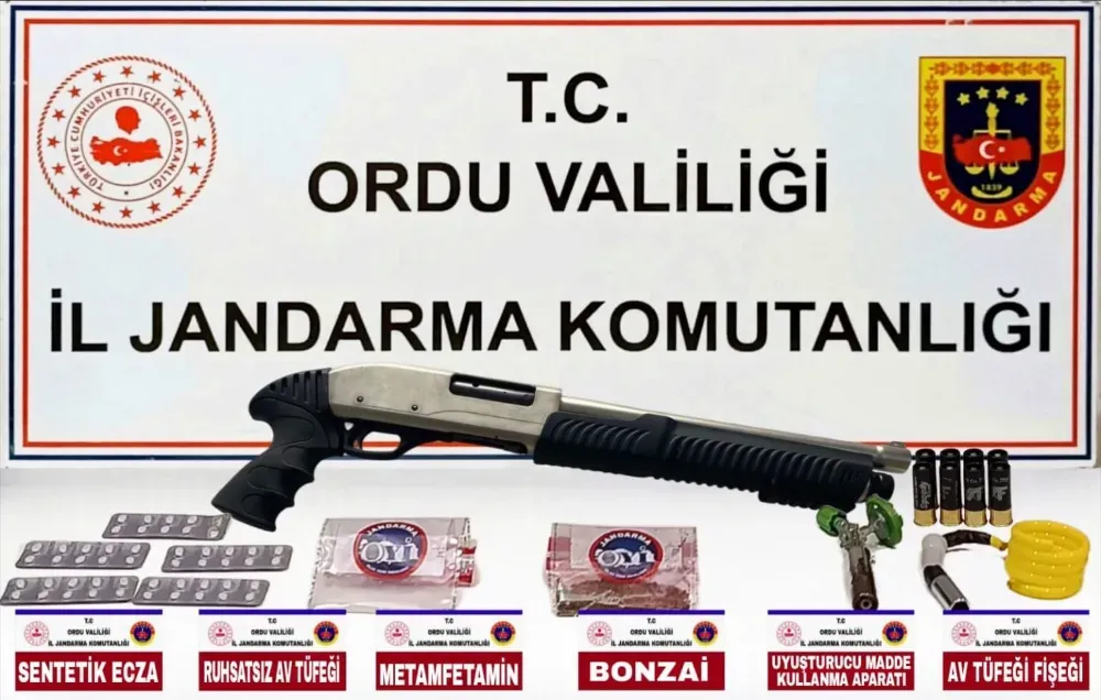 Ordu Jandarma ekiplerinden operasyon