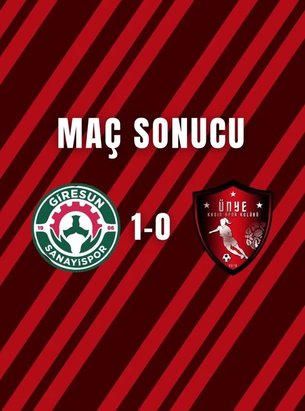 ÜNYE KADIN SPOR KULÜBÜ GİRESUN’DAN ELİ BOŞ DÖNDÜ!