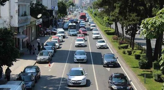 ORDU’DA OTOMOBİLLERİN YAŞ ORTALAMASI 16,0!