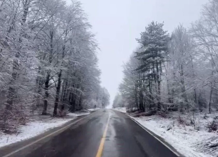 Ordu’nun yüksek kesimlerine kar düştü
