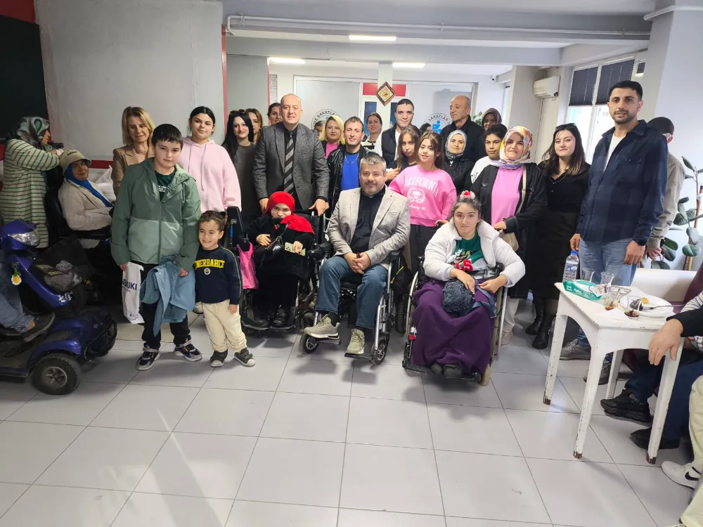 ÜNYE SABANCI ÇOCUK YUVASINDAN SAKATLAR DERNEĞİNE ZİYARET