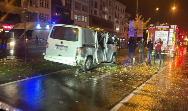 ORDU ADLİYESİ ÖNÜNDE MADDİ HASARLI KAZA!