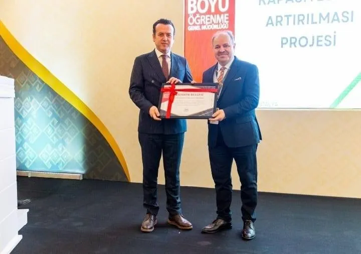 ÜNYE MÜRÜVVET VİDİNLİ HALK EĞİTİMİ MERKEZİ HEMKAP PROJESİNDE TÜRKİYE BİRİNCİSİ