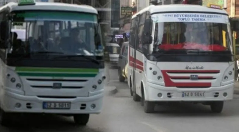 Ünye’de Ayakta Yolcu Taşıyan Dolmuşlara Ceza