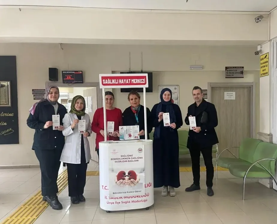 ÜNYE ASM’DE BÖBREK HASTALIĞINA FARKINDALIK 
