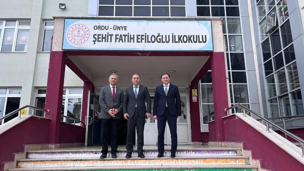 Ünye İlçe Milli Eğitim Müdürü Alan, Okul Ziyaretlerini Sürdürüyor