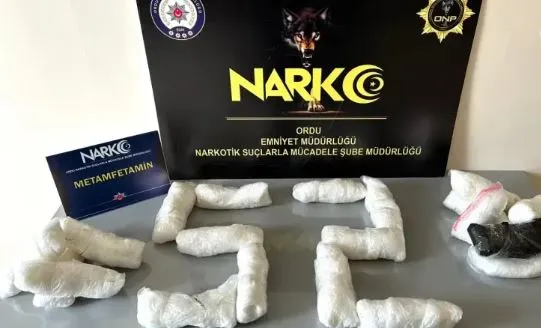 Ordu’da Zehir Tacirlerine Geçit Yok: 9 Kilo Metamfetamin Yakalandı!