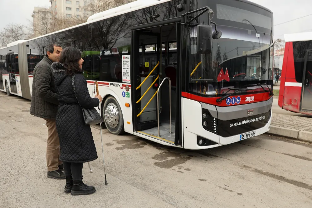 Samsun Büyükşehir’den engelli bireylere özel uygulama