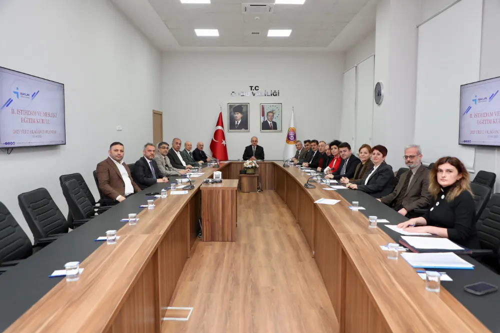 İl İstihdam ve Mesleki Eğitim Kurulu Toplantısı Yapıldı