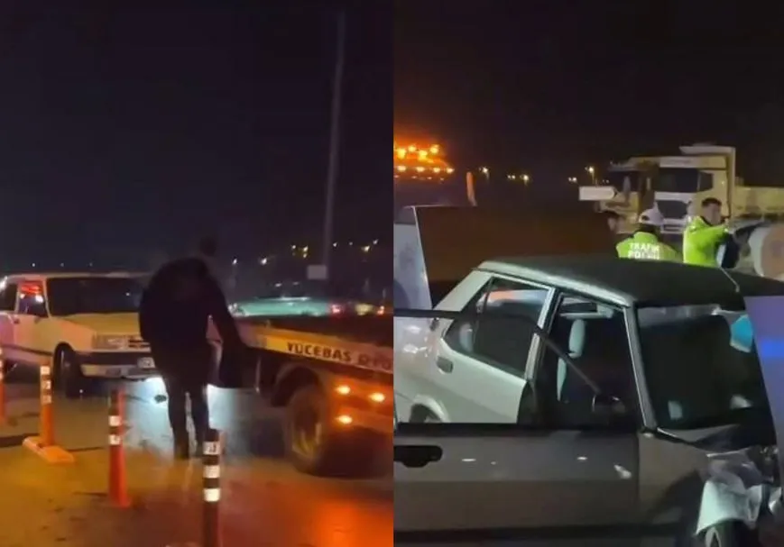 FATSA’DA TRAFİK KAZASI:  1 YARALI