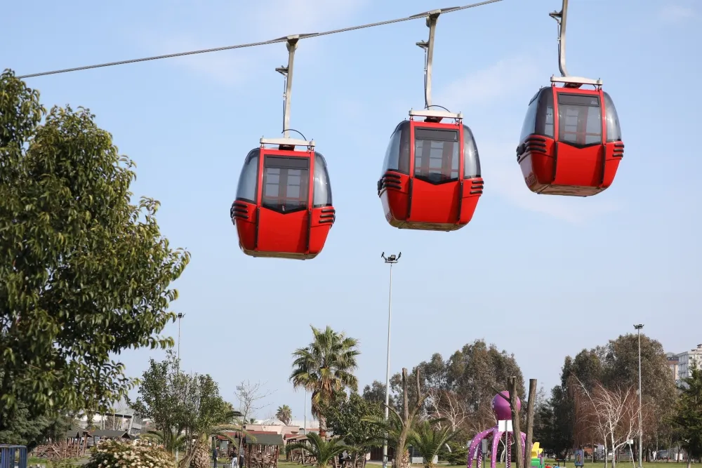 Amisos Teleferik Hattı, 10 bin 319 yolcu taşıdı.