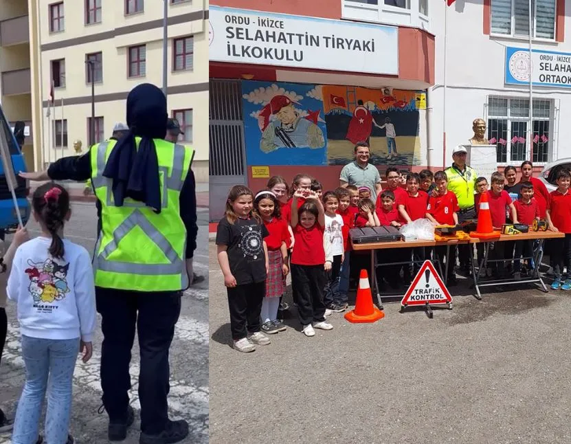 ÇAYBAŞI VE İKİZCE’DE ÇOCUKLARA TRAFİK EĞİTİMİ 