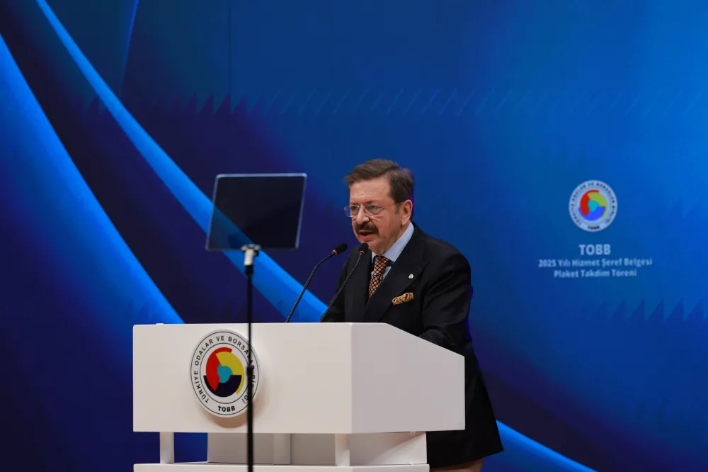 TOBB 2025 Yılı Hizmet Şeref Belgesi ve Plaket Takdim Töreni yapıldı