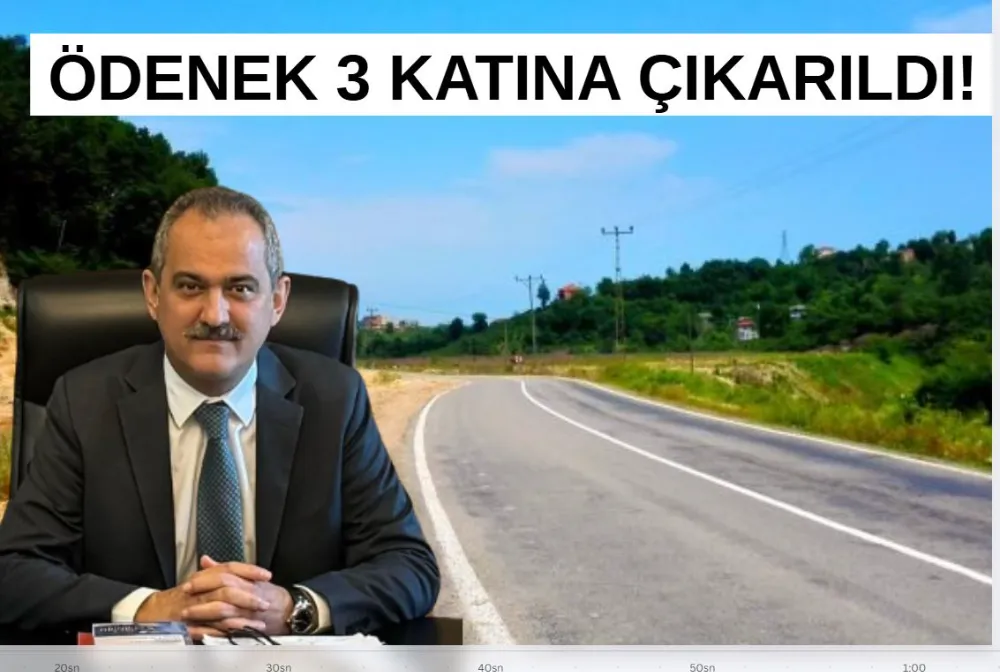 ÜNYE-AKKUŞ-NİKSAR YOLUNUN ÖDENEĞİ ÜÇ KATINA ÇIKARILDI!