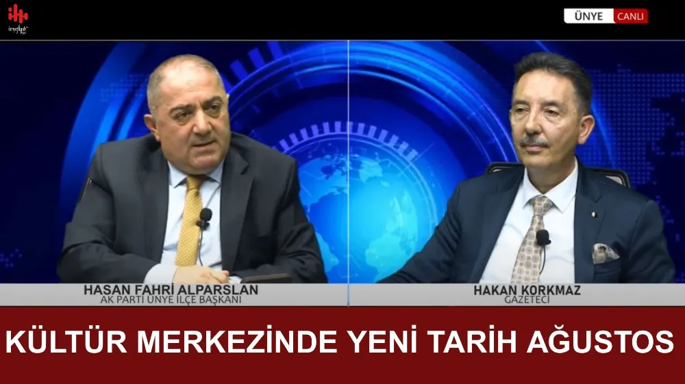 KÜLTÜR MERKEZİNDE YENİ TARİH AĞUSTOS