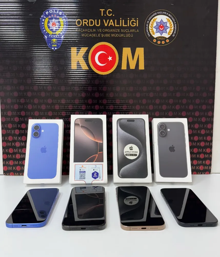 ORDU EMNİYETİ KAÇAKÇILARA GEÇİT VERMİYOR!
