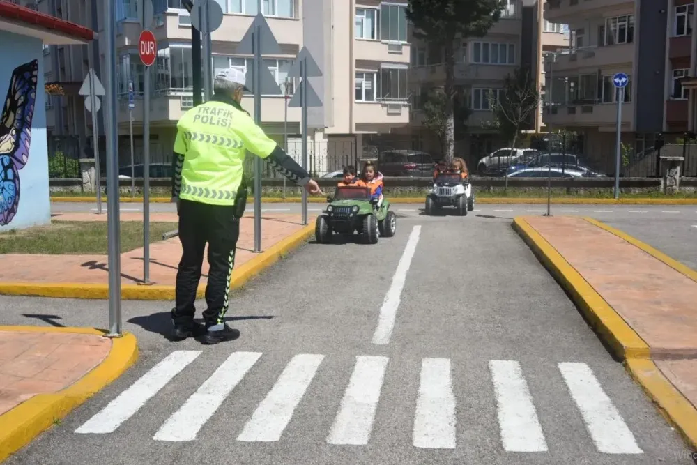 Altınordu’da Öğrencilere Trafik Eğitimi…
