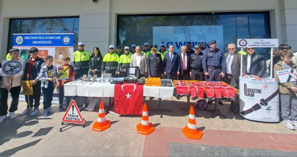 ÜNYE’DE GÜVENLİ TRAFİK İÇİN FARKINDALIK ETKİNLİĞİ