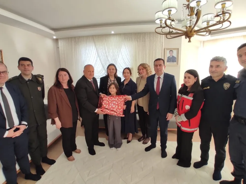 Şehit Kızı Sevinç’e Anlamlı Doğum Günü Sürprizi