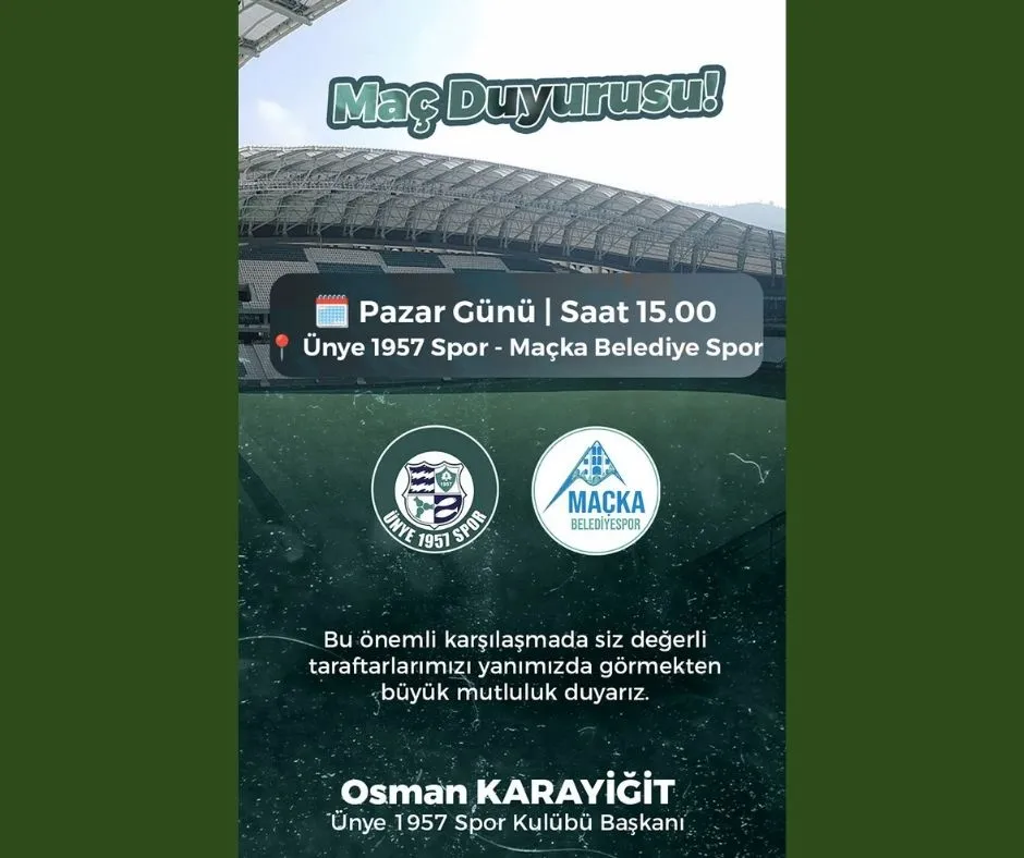 ÜNYE 1957 SPOR’UN PLAY-OFF MARATONU BAŞLIYOR!