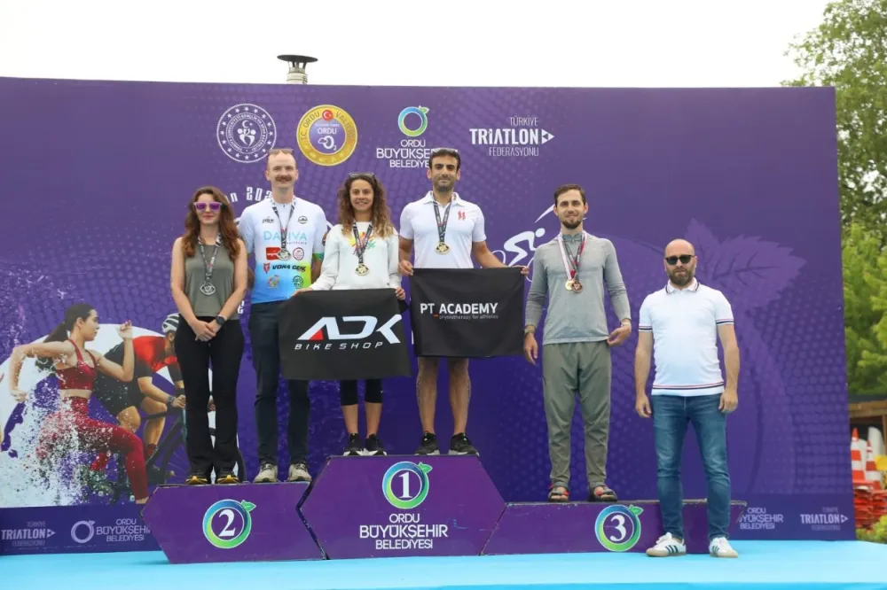 Ordu Triatlon Türkiye Kupası Yarışları sona erdi.