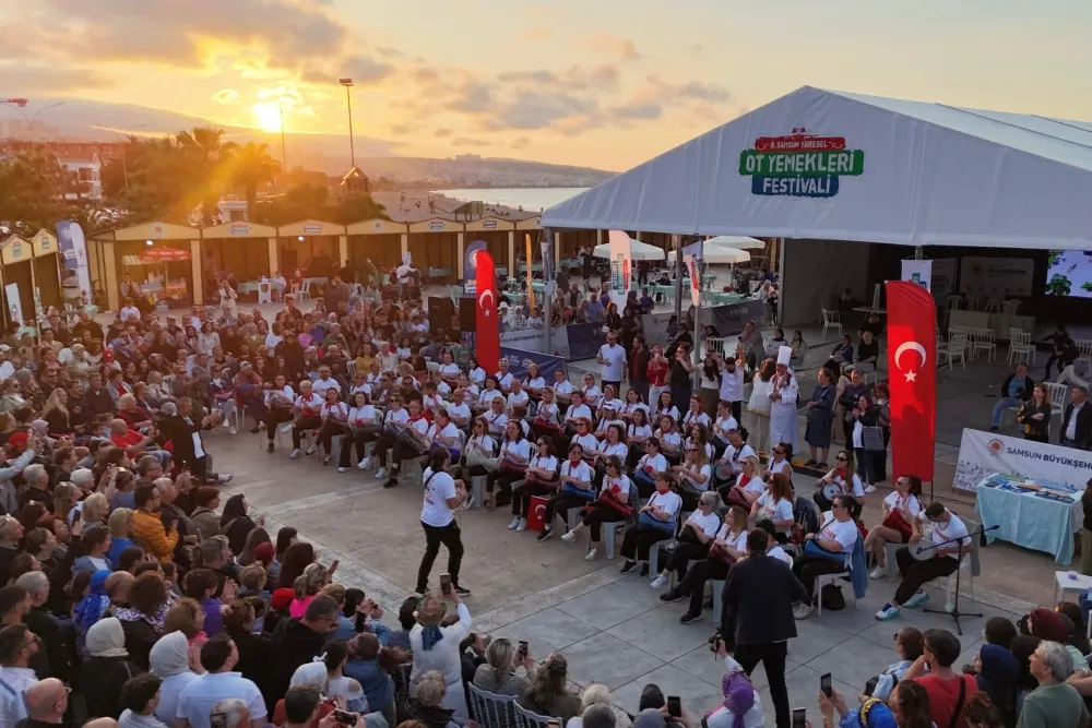 8. Samsun Ot Yemekleri Festivali büyük bir heyecan ve katılımla tamamlandı.