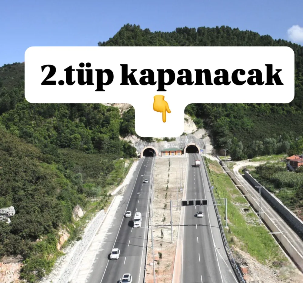 Ünye Yunus Emre Tüneli’nin Sağ Tüpünde Çalışmalara Başlanacak